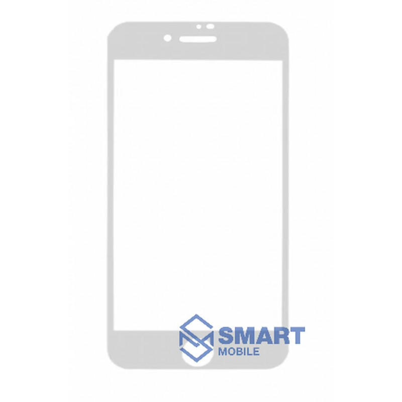 Стекло для переклейки iPhone 8/SE (2020) (белый) (олеофобное покрытие) Premium