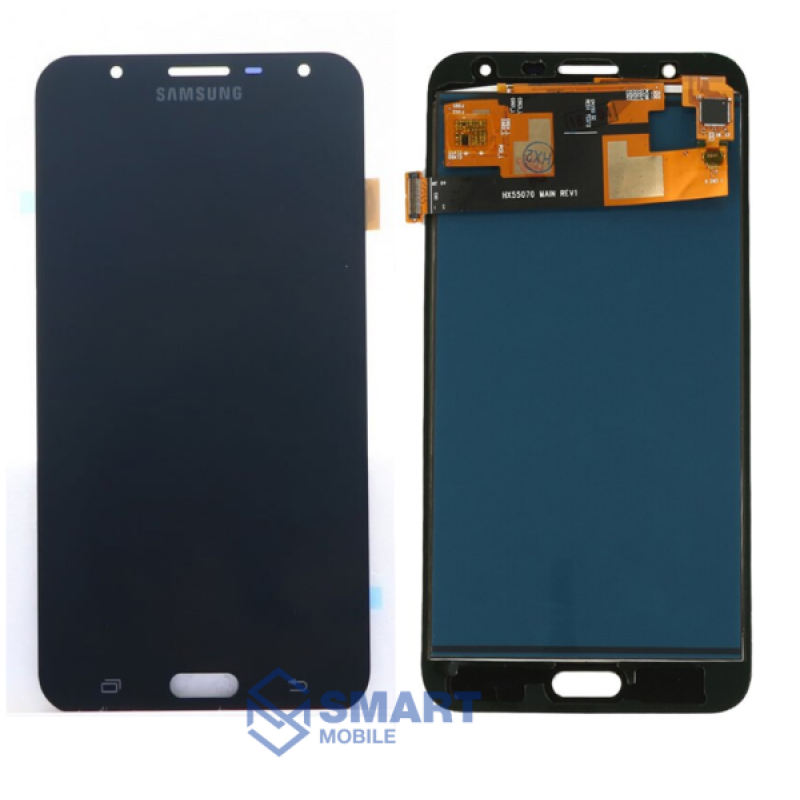 Дисплей для Samsung Galaxy J701F J7 Neo + тачскрин (черный) (TFT) AAA
