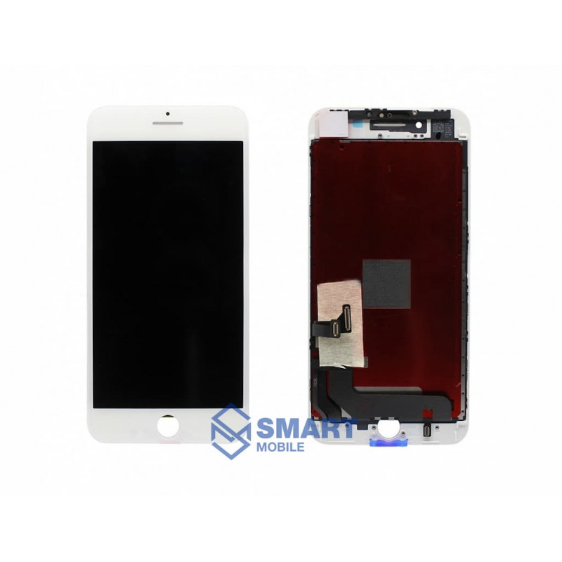 Дисплей для iPhone 8 Plus + тачскрин в рамке (белый) (100% LCD) Rev. DTP/C3F