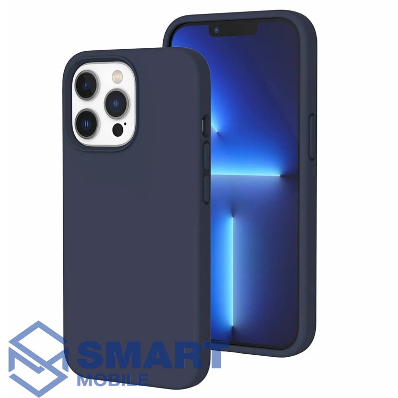 Чехол для iPhone 13 Pro Max "Silicone Case" (темно-синий)