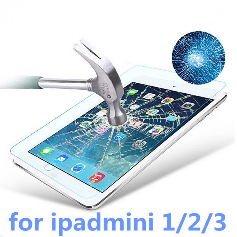 Защитное стекло для iPad Mini/Mini 2/Mini 3 (прозрачное) 2D (тех.пак.)