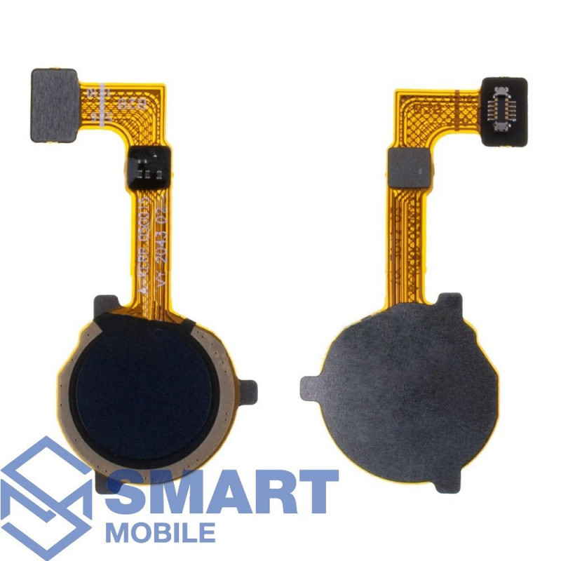 Шлейф для Oppo A15/A15s/A53 + сканер отпечатка пальца (черный)