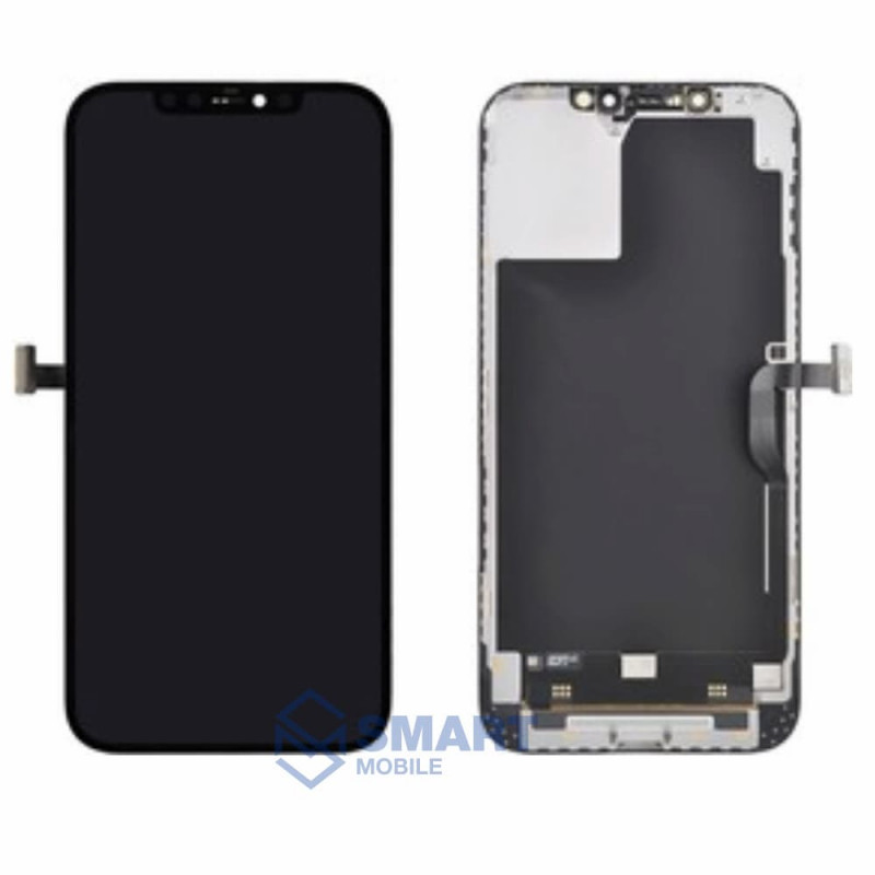 Дисплей для iPhone 12 Pro Max + тачскрин в рамке (черный) (Soft OLED)