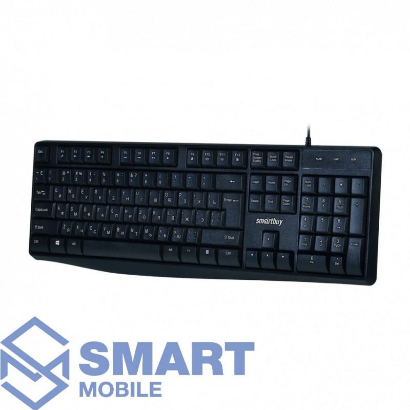 Клавиатура проводная SmartBuy One 207 USB (SBK-207US-K) мультимедийная (черный) 
