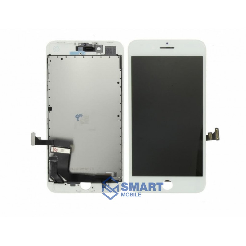 Дисплей для iPhone 8 Plus + тачскрин в рамке (белый) (100% LCD)  Rev. C11
