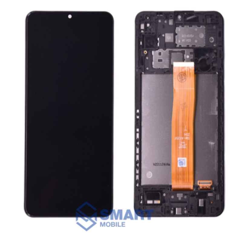 Дисплей для Samsung Galaxy A125F A12 + тачскрин в рамке (черный) сервисный 100%