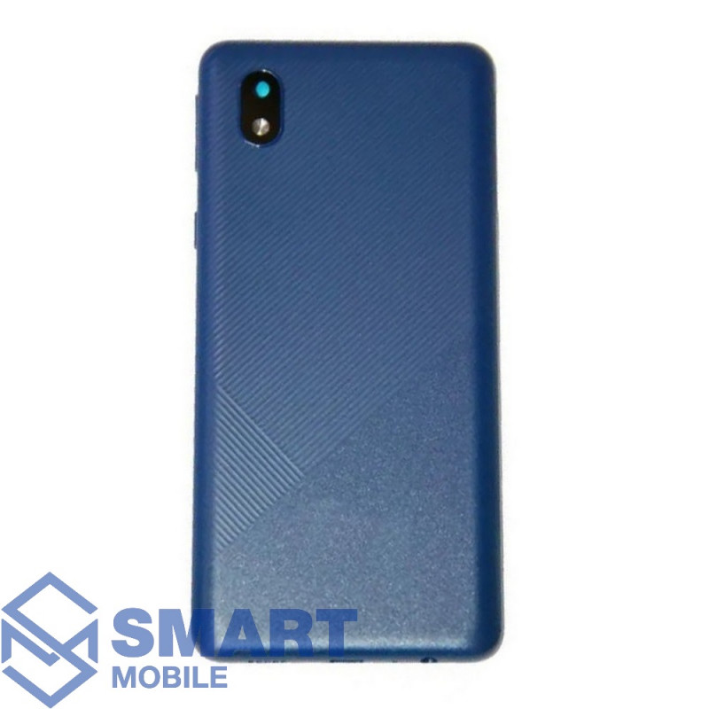 Задняя крышка для Samsung Galaxy A013F A01 Core (синий) + стекло камеры