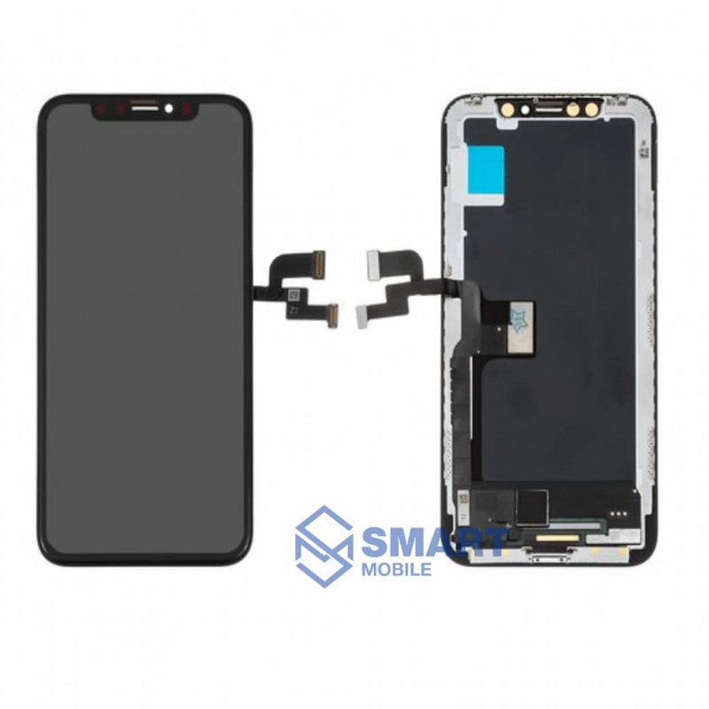 Дисплей для iPhone XS Max + тачскрин + рамка (черный) (Hard OLED)