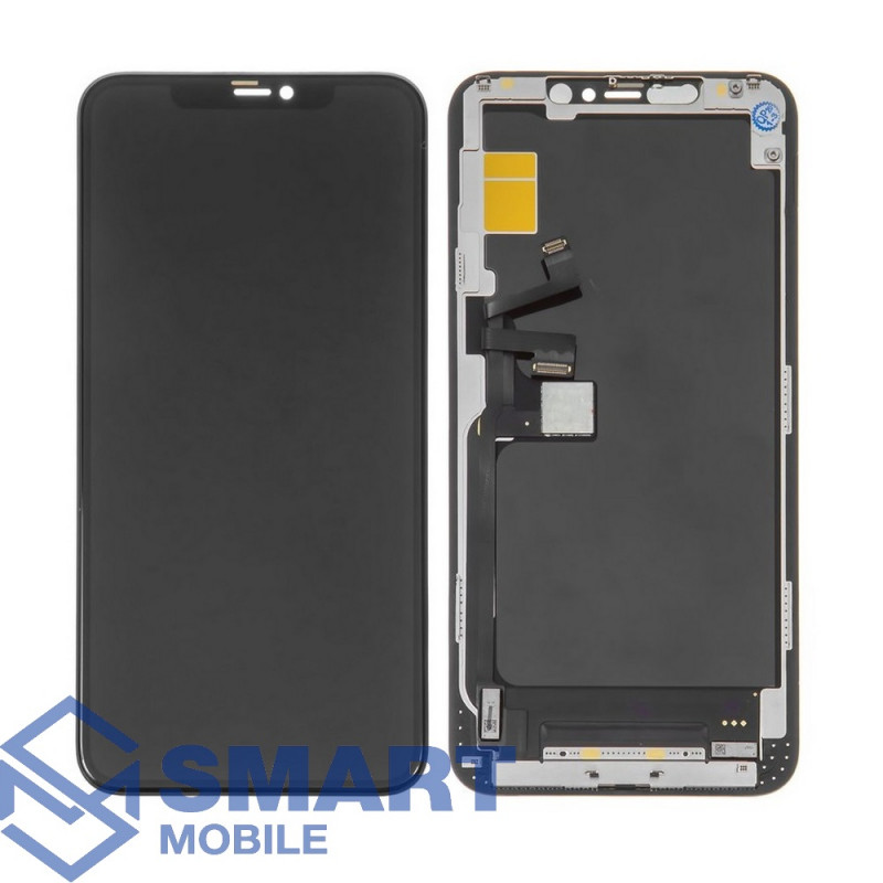 Дисплей для iPhone 11 Pro Max + тачскрин + рамка (черный) (ORIG 100% REF) 