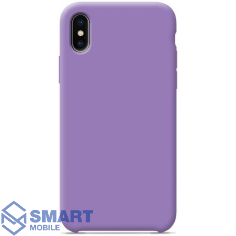 Чехол для iPhone X/XS "Silicone Case" (сиреневый)