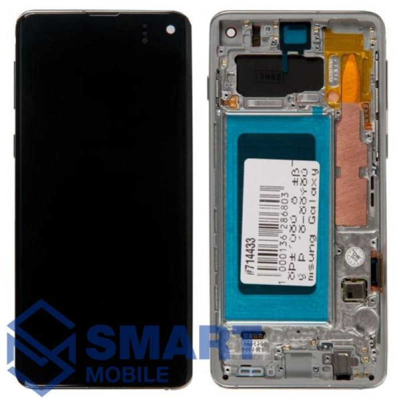 Дисплей для Samsung Galaxy G973F S10 + тачскрин в рамке (черный) сервисный 100%