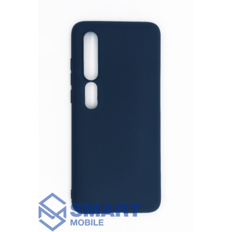 Чехол для Xiaomi Mi 10 Soft-Touch силиконовый (синий)