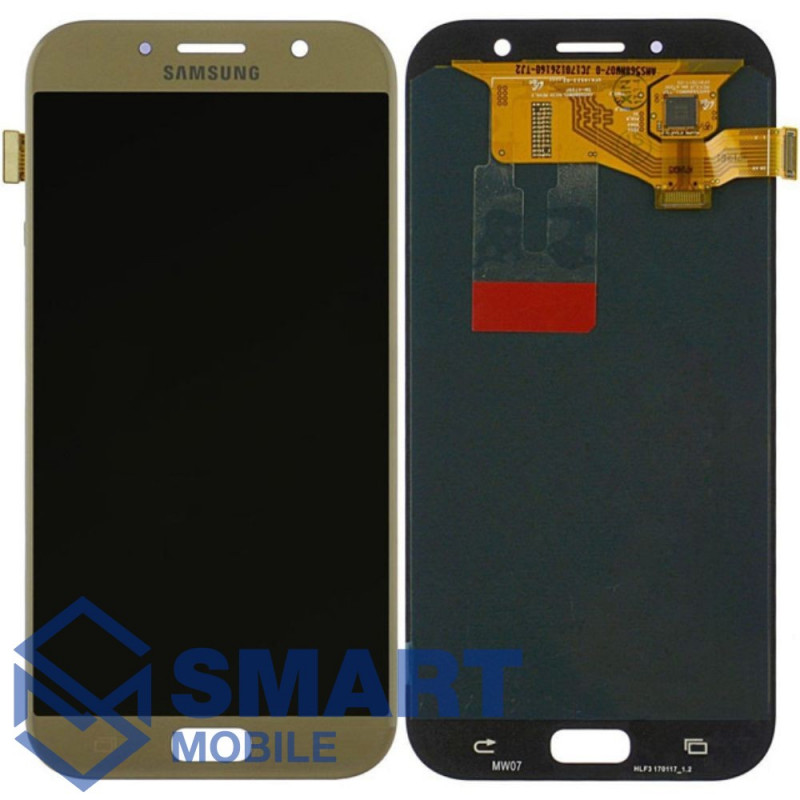 Дисплей для Samsung Galaxy A720F A7 (2017) + тачскрин (золото) (TFT) AAA