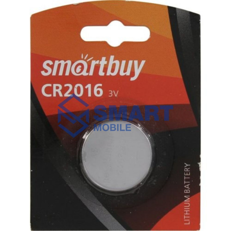Батарейка Smartbuy CR2016/5B (SBBL-2016-5B)