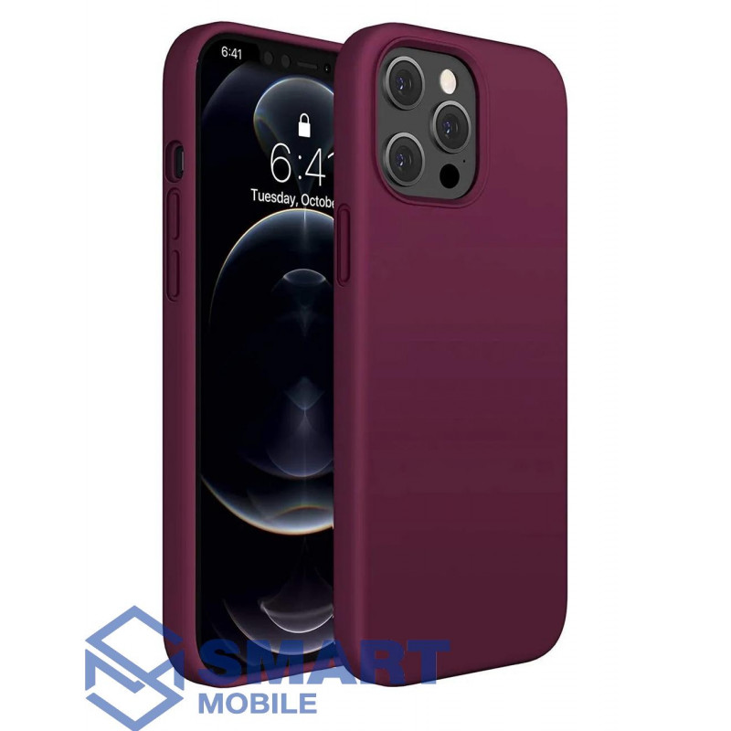 Чехол для iPhone 13 Pro "Silicone Case" (бордовый)