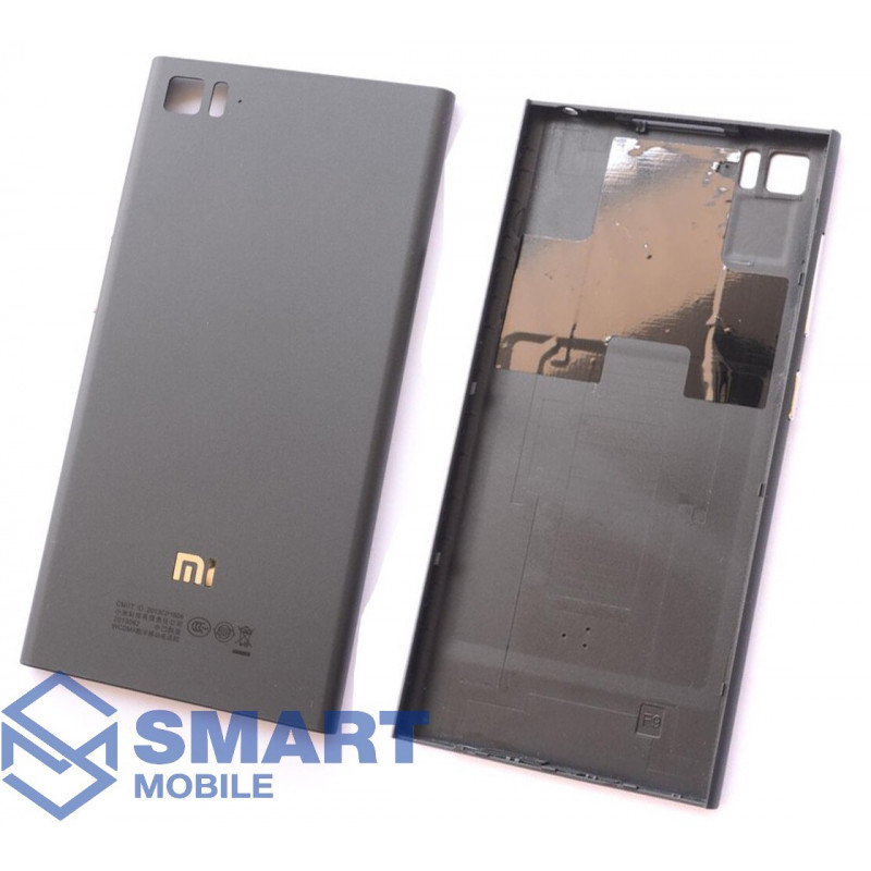 Задняя крышка для Xiaomi Mi 3 (серебро)