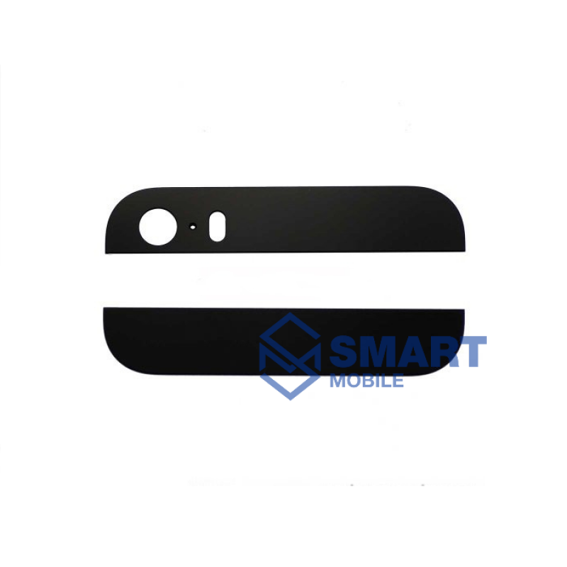 Стекло iPhone 5 для задней крышки (черный) (комплект 2 шт)