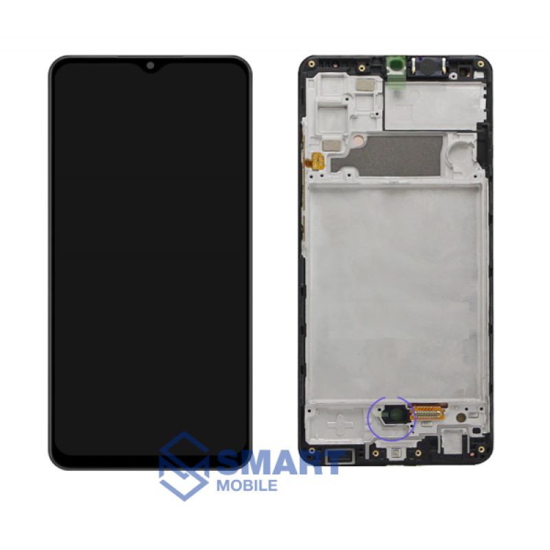 Дисплей для Samsung Galaxy A325F A32 + тачскрин в рамке (черный) сервисный 100%