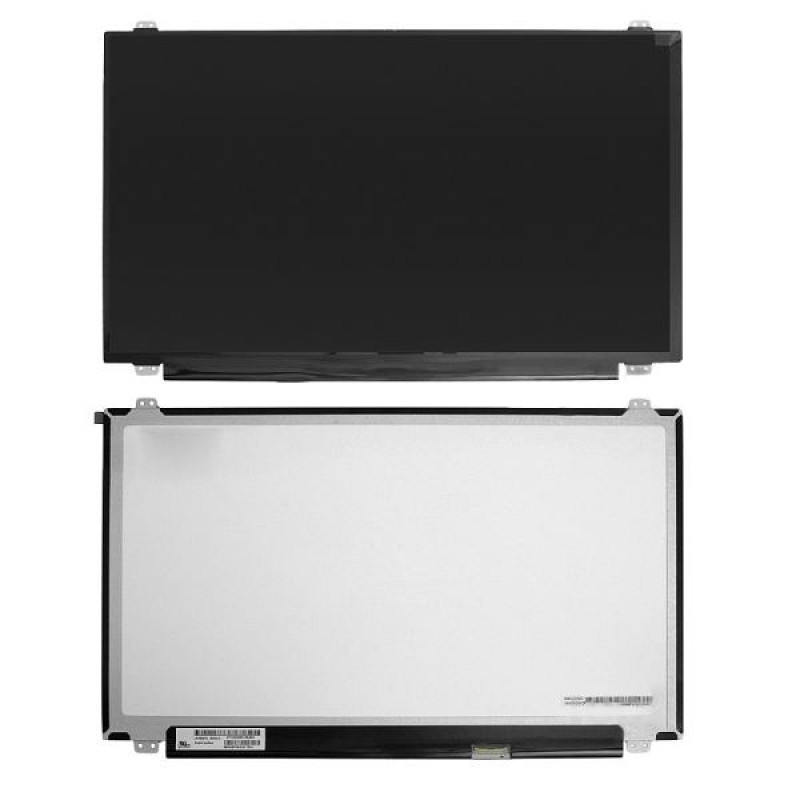 Матрица для ноутбука 15.6" 1366x768 WXGA, 30 pin eDP, Slim, LED, TN, крепления сверху/снизу (уши), матовая. PN: NT156WHM-N32