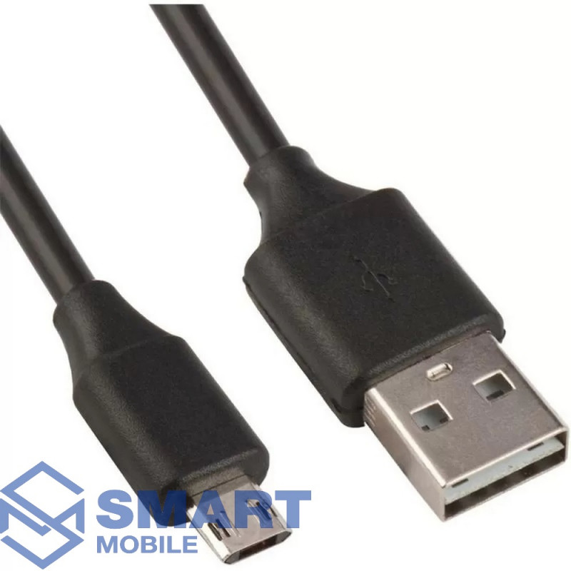 USB Кабель Micro USB 1м "Eltronic" двухсторонний (черный)