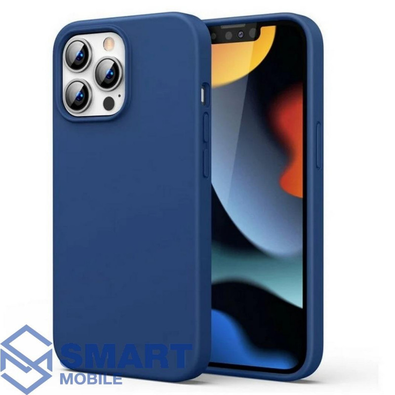 Чехол для iPhone 13 Pro "Silicone Case" (синий)
