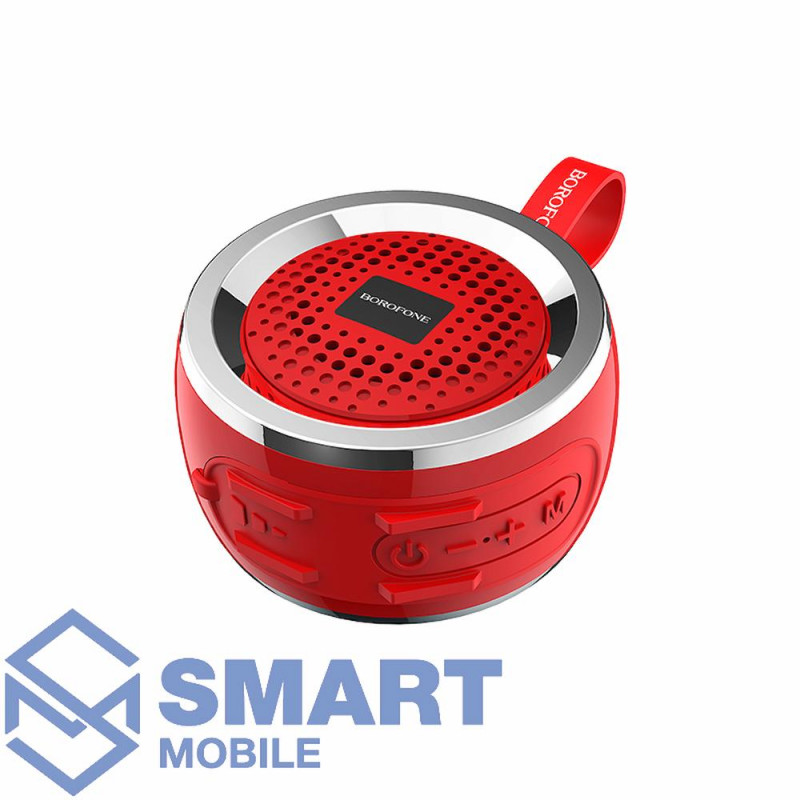 Колонка Borofone BR2 Bluetooth/MicroSD (красный)