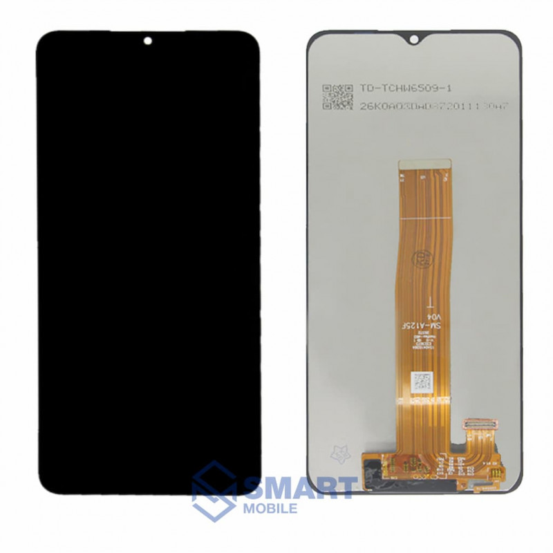 Дисплей для Samsung Galaxy A125F A12 + тачскрин (черный) (100% Service Pack)