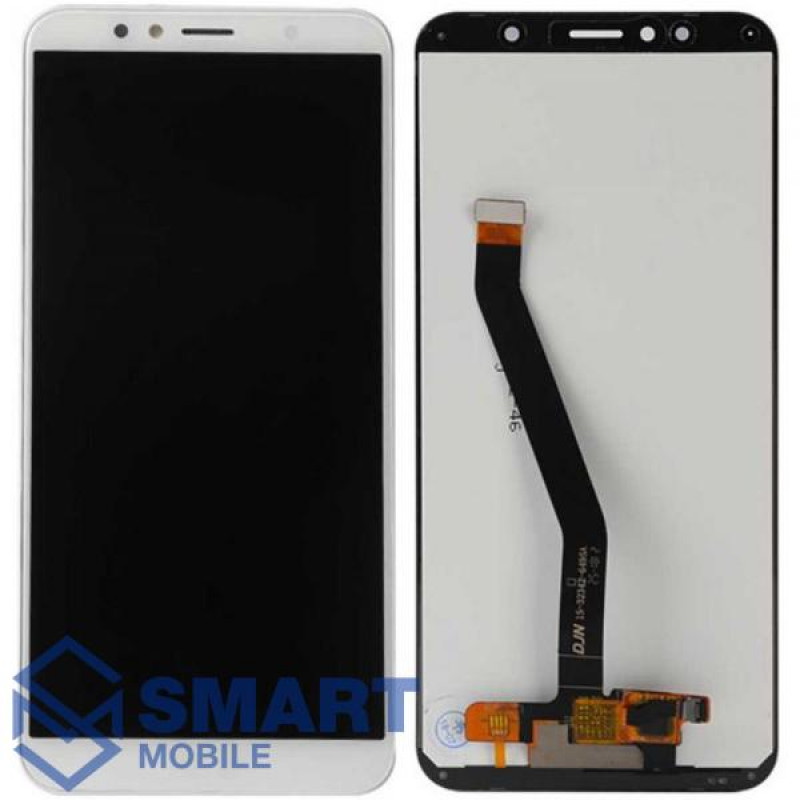Дисплей для Huawei Honor 7A Pro/7C/Y6 Prime (2018)/Y6 (2018) + тачскрин (белый) (100% LCD)