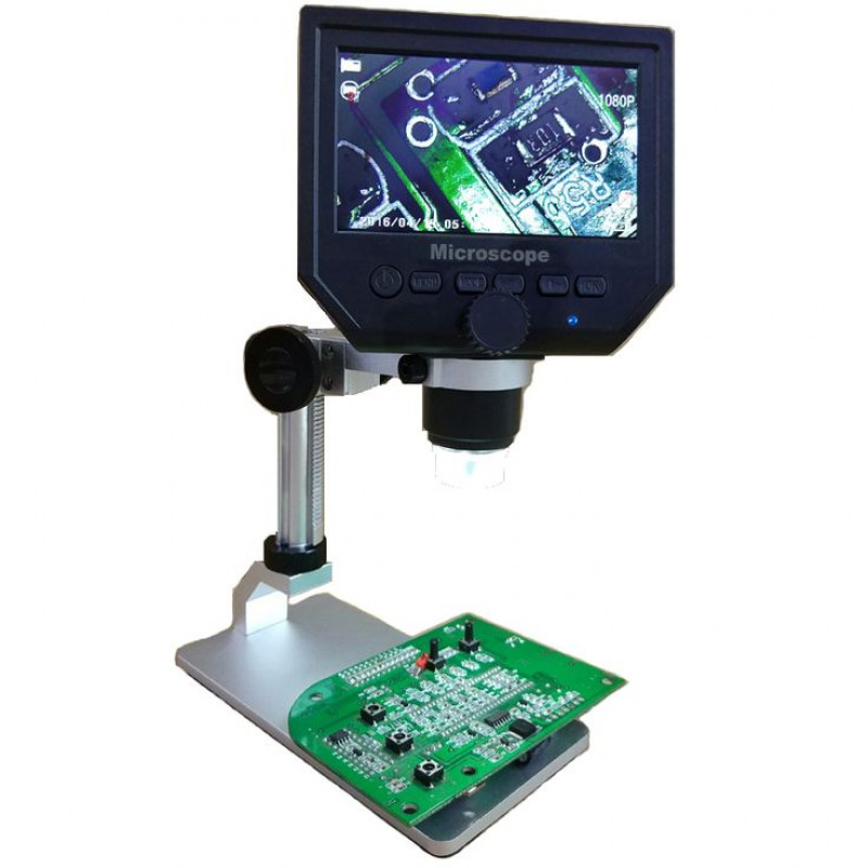 Микроскоп G600 Plus (портативный, цифровой, с ЖК экраном, 1-600X, 3.6MP)