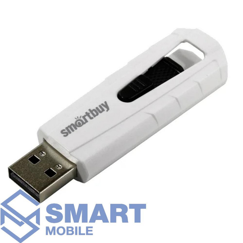 USB флеш-накопитель 8GB Smartbuy Iron USB 2.0/3.0 (белый/черный) (SB8GBIR-W)