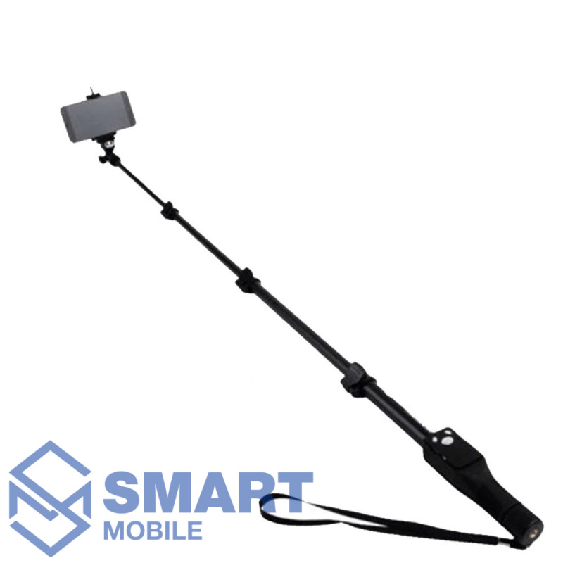 Монопод (палка) для селфи (YT-1288ch) с Bluetooth/пульт 425-1250мм (черный)