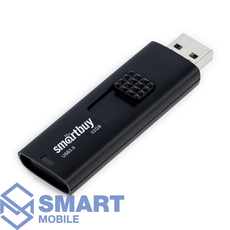 USB флеш-накопитель 32GB Smartbuy Fashion USB 3.0/3.1 (черный) (SB032GB3FSK)