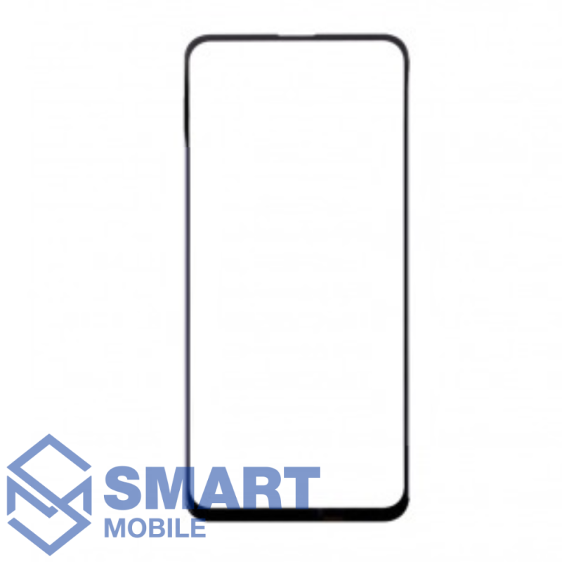 Стекло для переклейки Huawei P Smart Z/Honor 9X/9X Premium/Y9 Prime (2019) + OCA (черный) Premium (Mitsubishi)