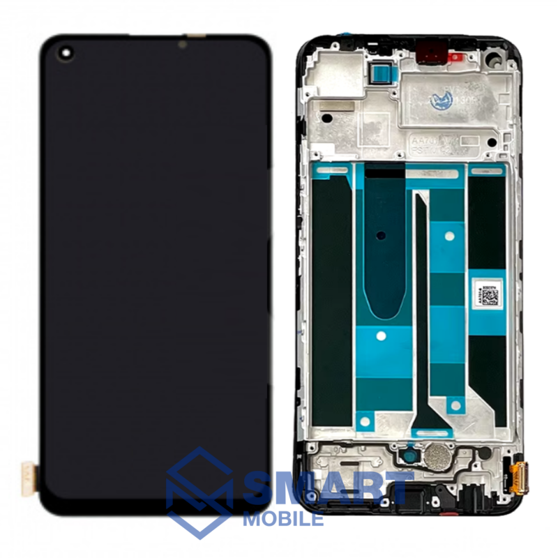 Дисплей для Realme 8 4G/8 Pro + тачскрин в рамке (черный) (Incell) rev 04